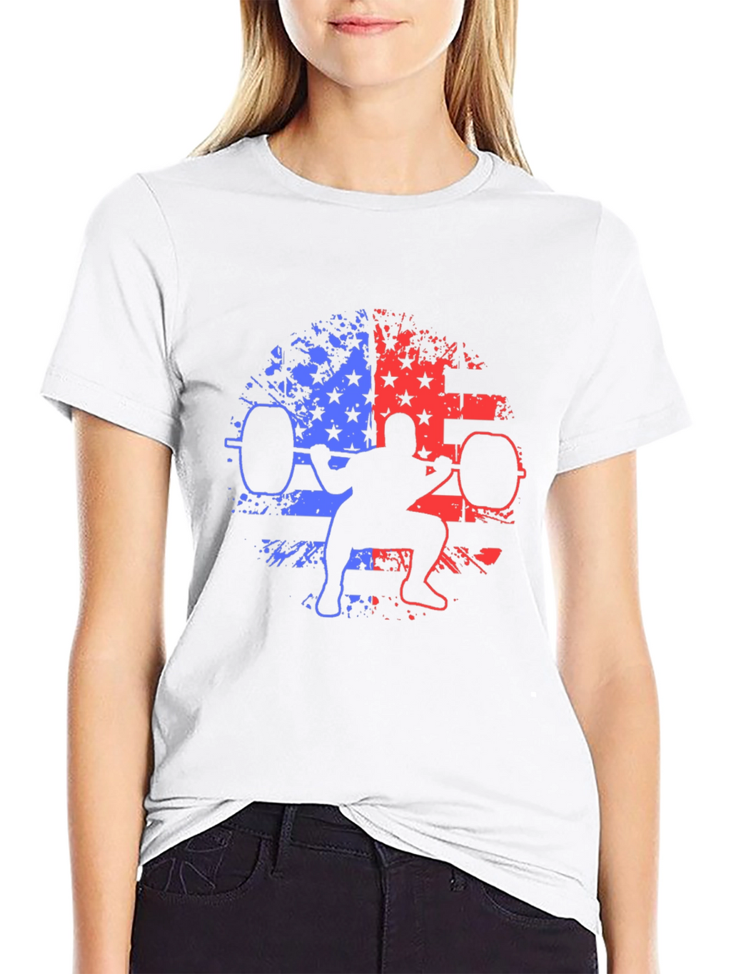 Patriotic Weightlifting T-Shirt