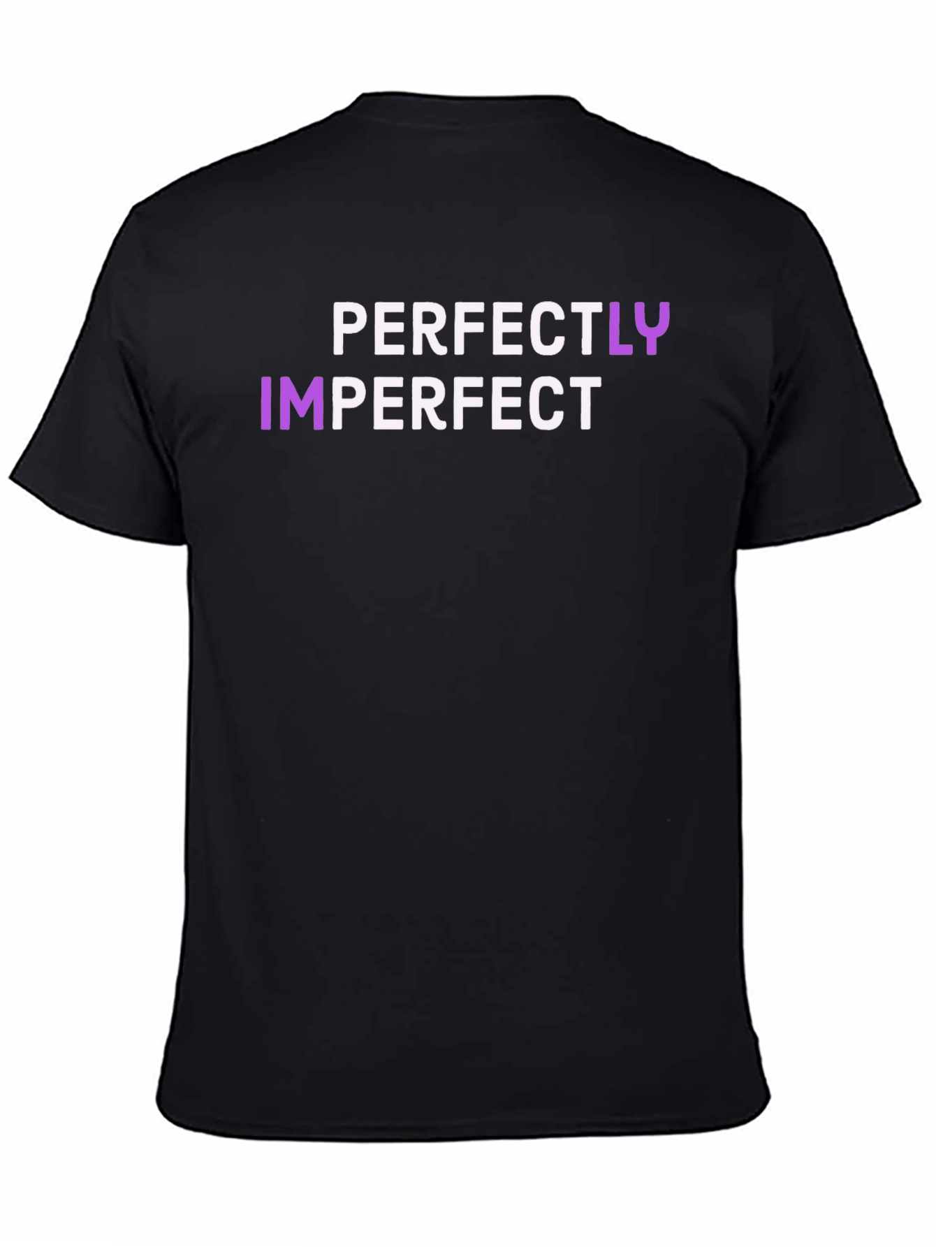 Perfectly Imperfect Graphic Tee - Black T-Shirt