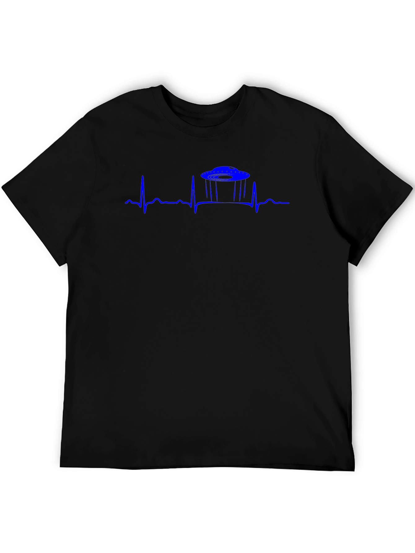 UFO Heartbeat T-Shirt - Sci-Fi Alien Tee