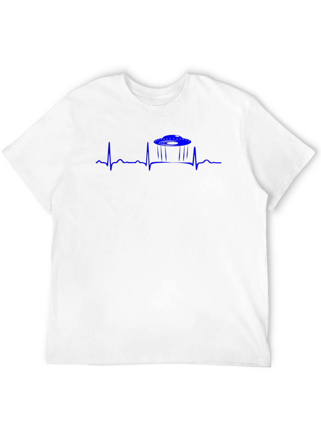 UFO Heartbeat T-Shirt - Sci-Fi Alien Tee