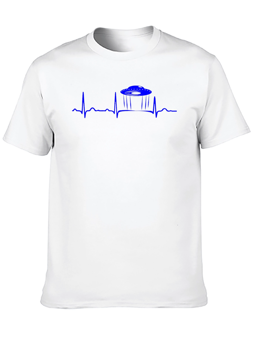 UFO Heartbeat T-Shirt - Sci-Fi Alien Tee