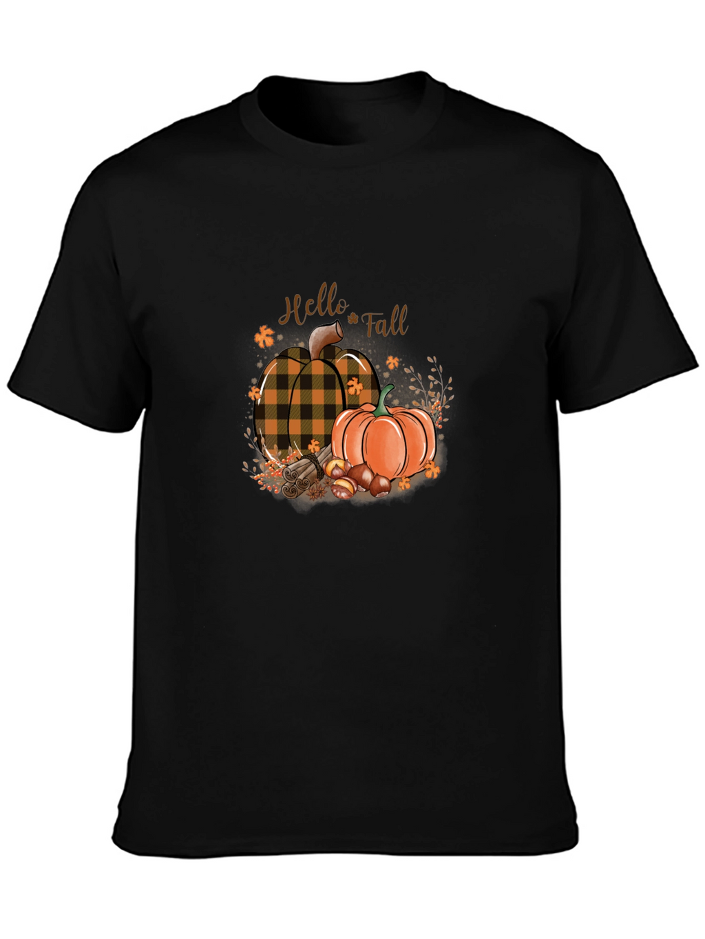 Hello Fall Pumpkin Graphic T-Shirt