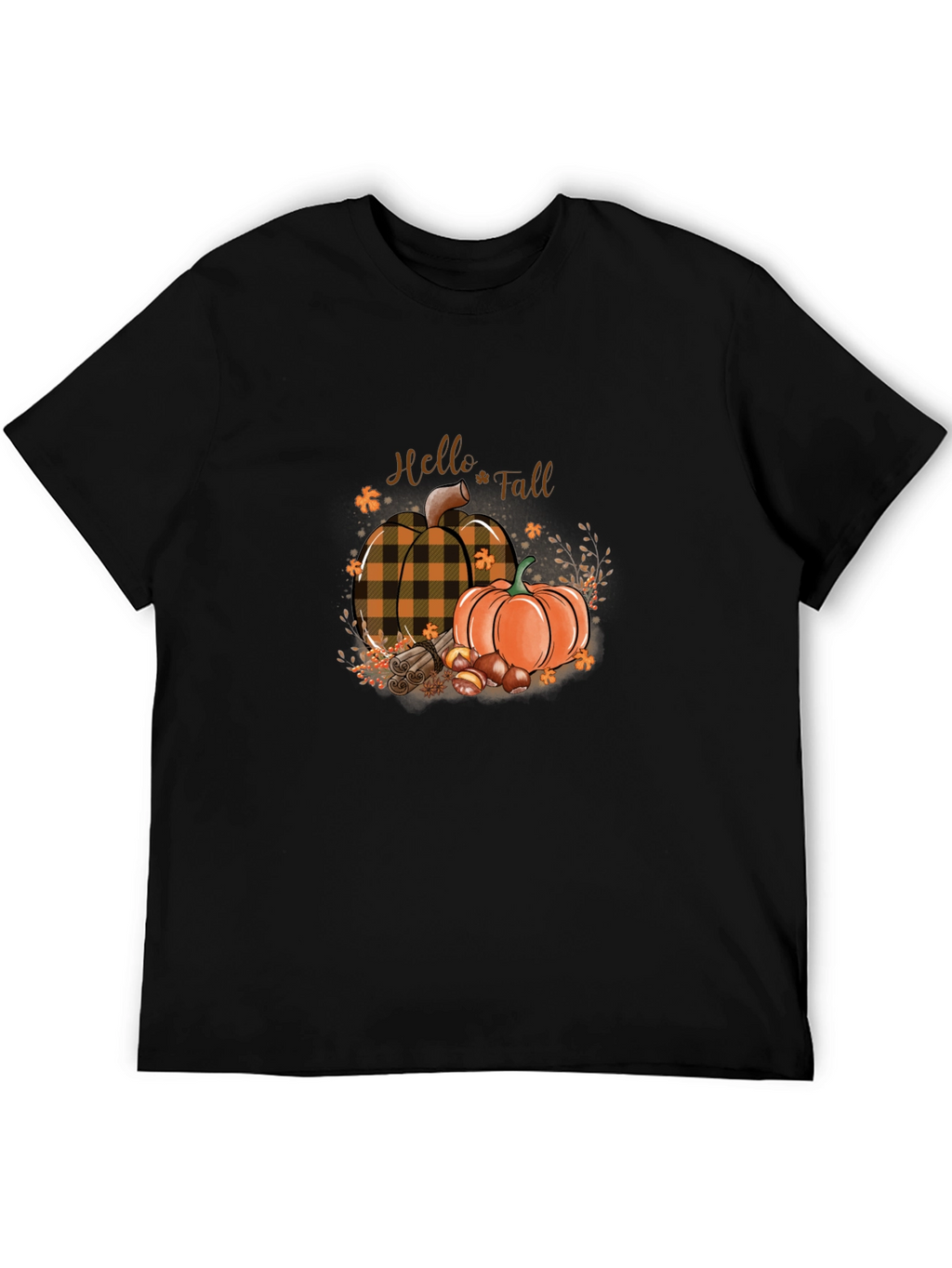 Hello Fall Pumpkin Graphic T-Shirt