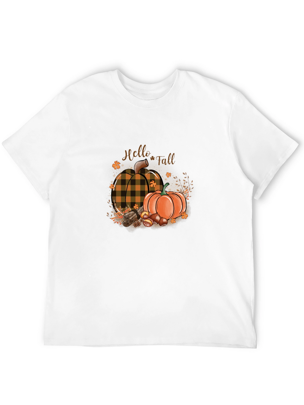 Hello Fall Pumpkin Graphic T-Shirt