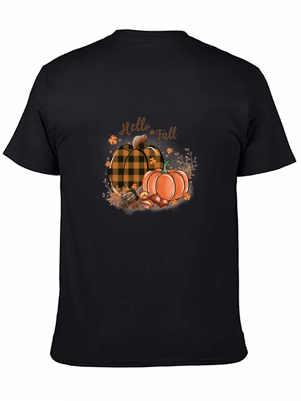 Hello Fall Pumpkin Graphic T-Shirt