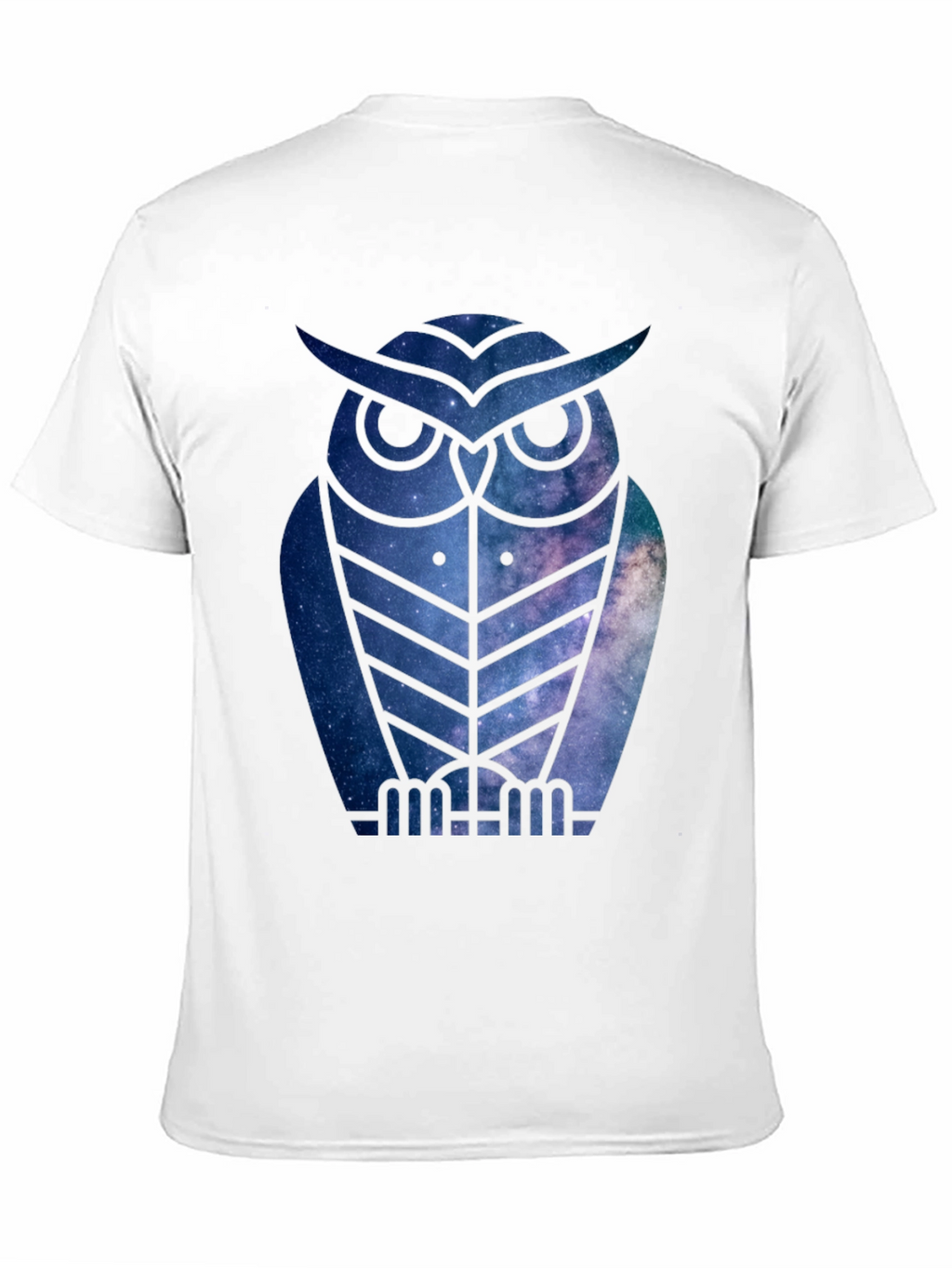 Galaxy Owl T-Shirt - Mens Black Tee
