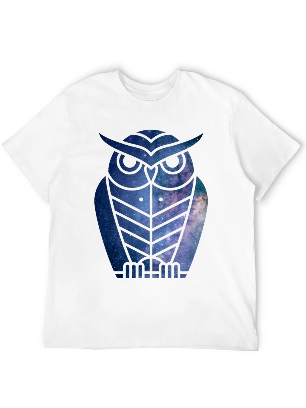 Galaxy Owl T-Shirt - Mens Black Tee