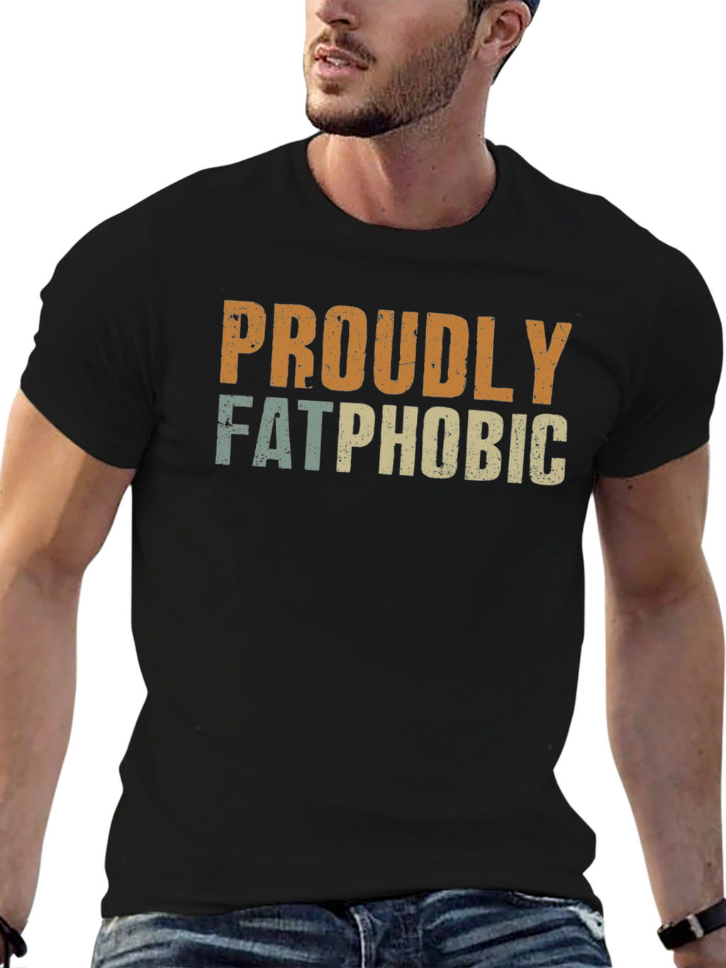 Proudly Fatphobic Graphic T-Shirt
