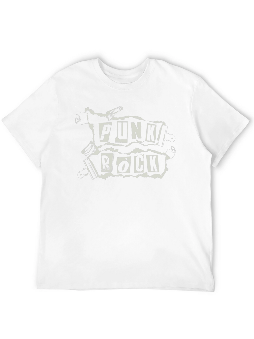 Punk Rock Graphic Black T-Shirt