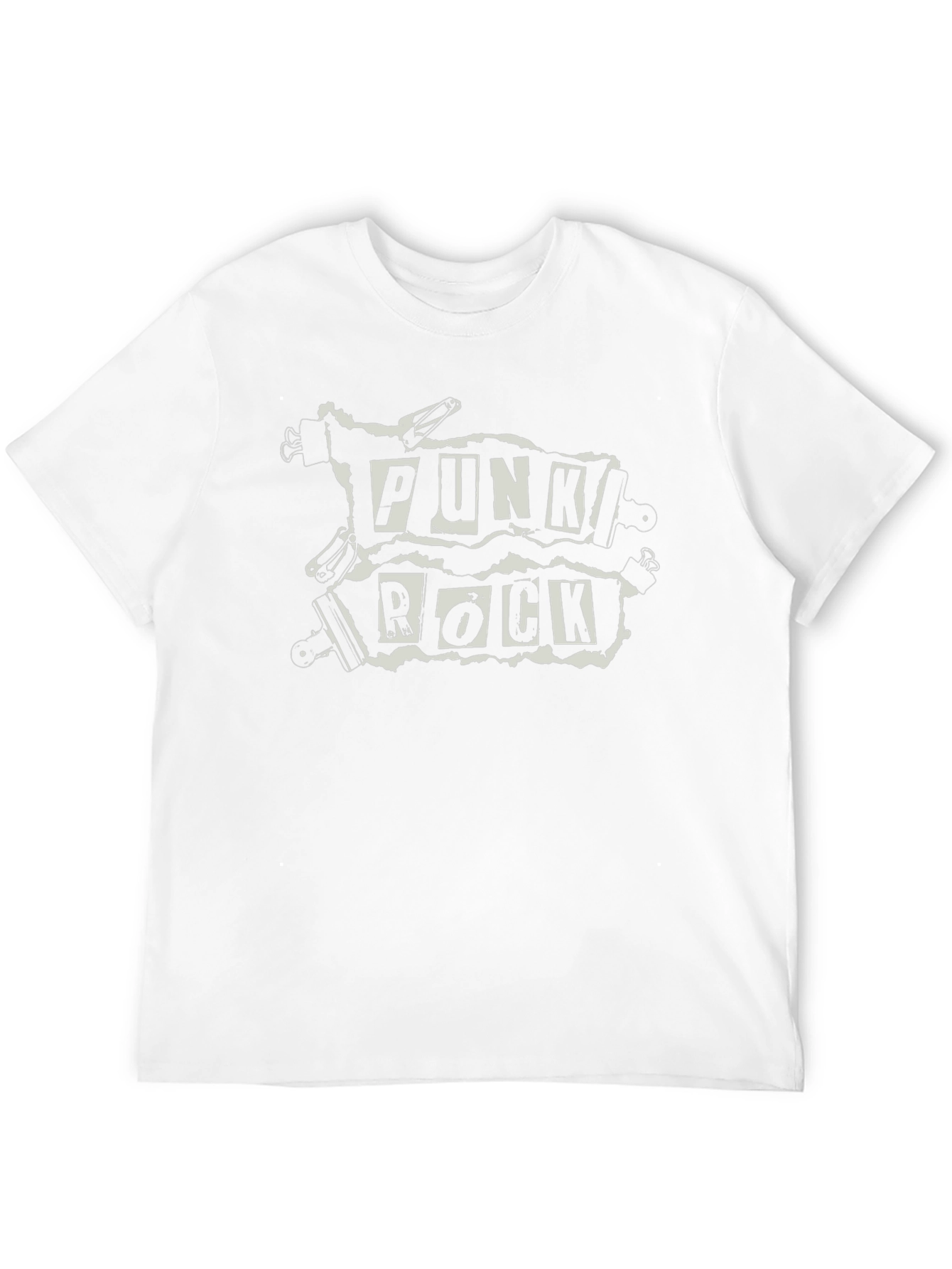 Punk Rock Graphic Black T-Shirt
