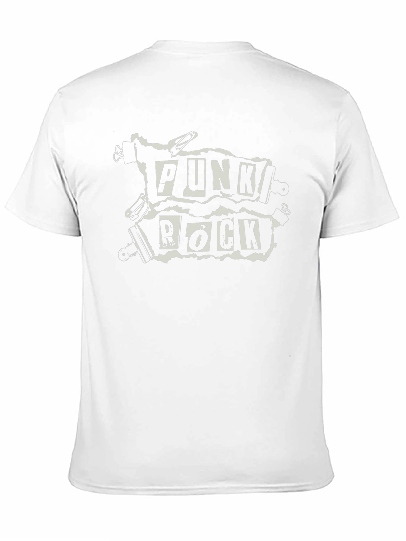 Punk Rock Graphic Black T-Shirt