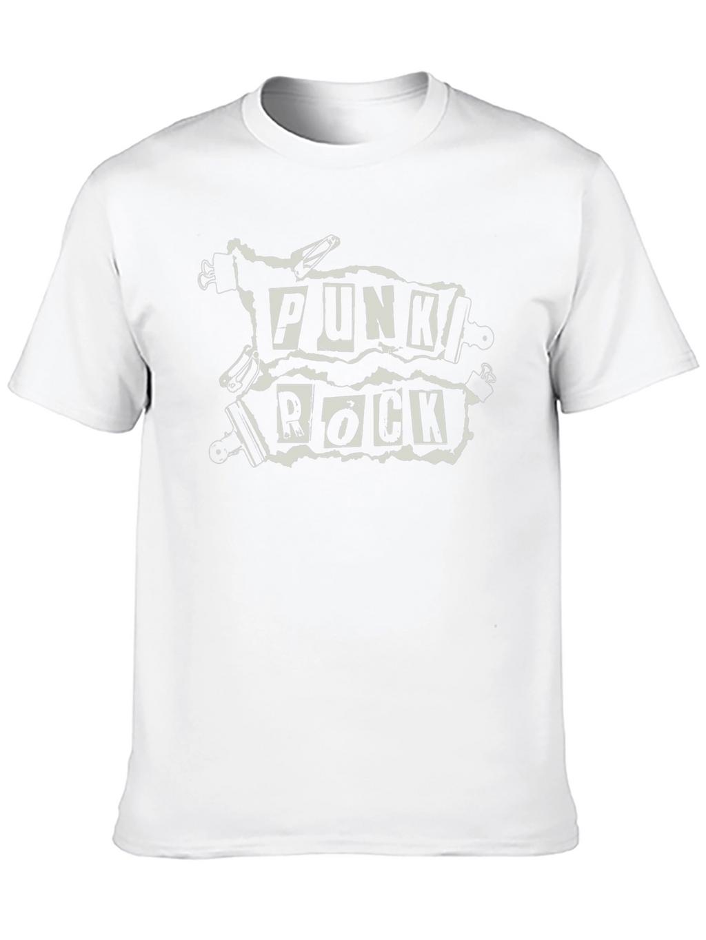 Punk Rock Graphic Black T-Shirt