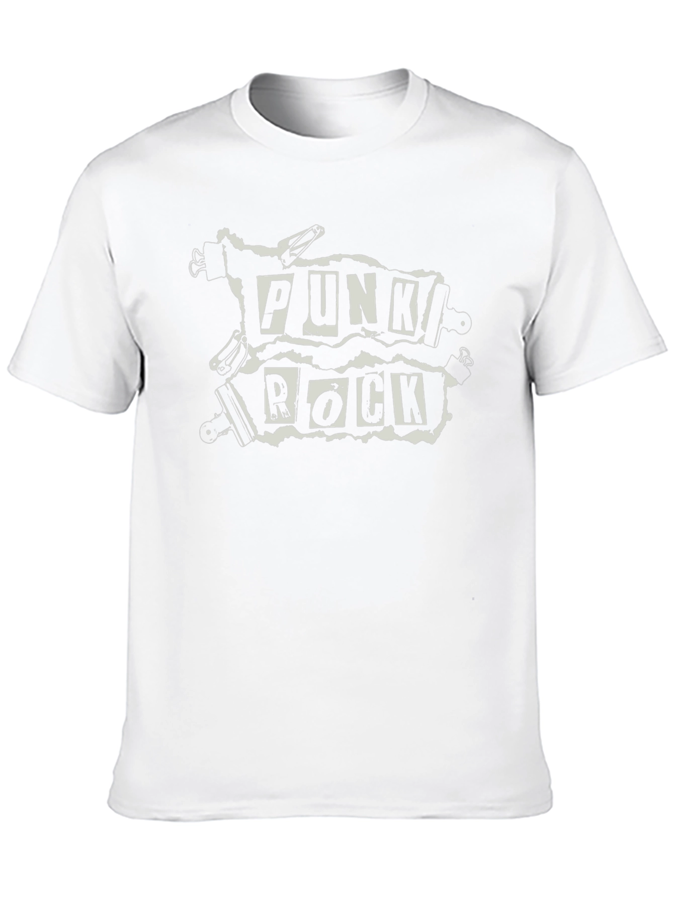 Punk Rock Graphic Black T-Shirt