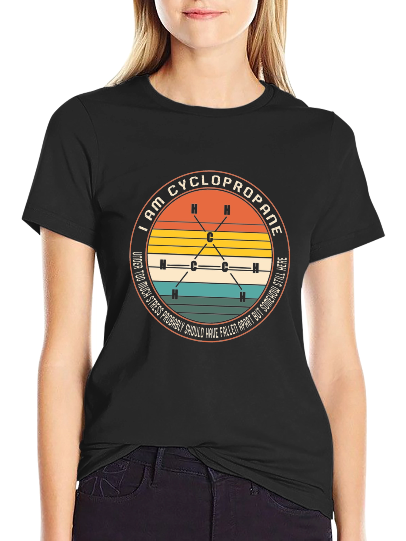 Cyclopropane Molecule T-Shirt - Chemistry Humor Shirt