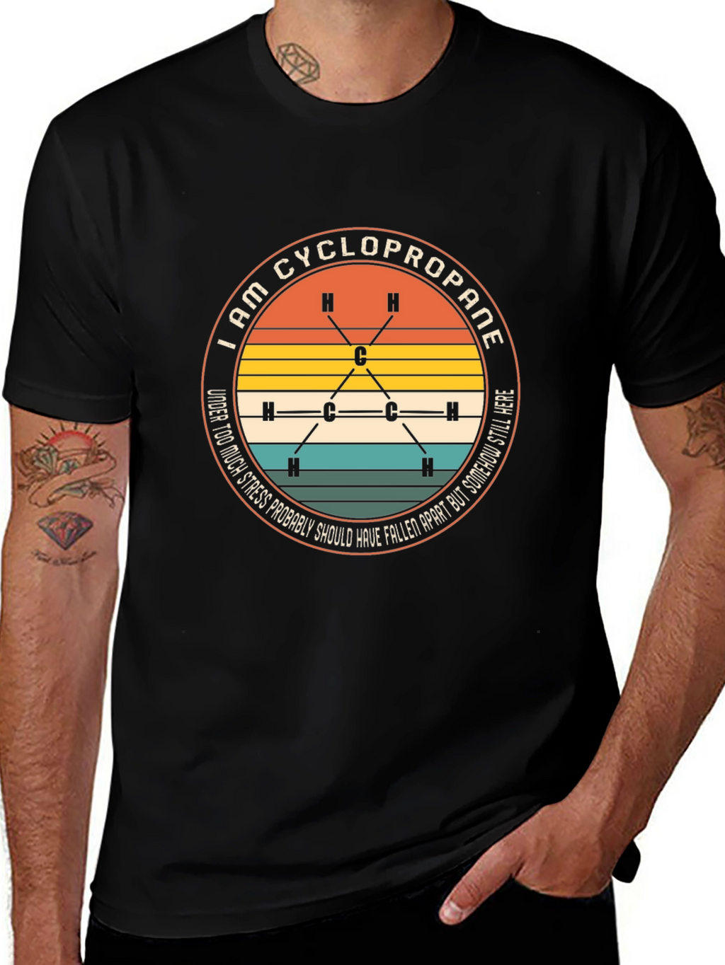 Cyclopropane Molecule T-Shirt - Chemistry Humor Shirt