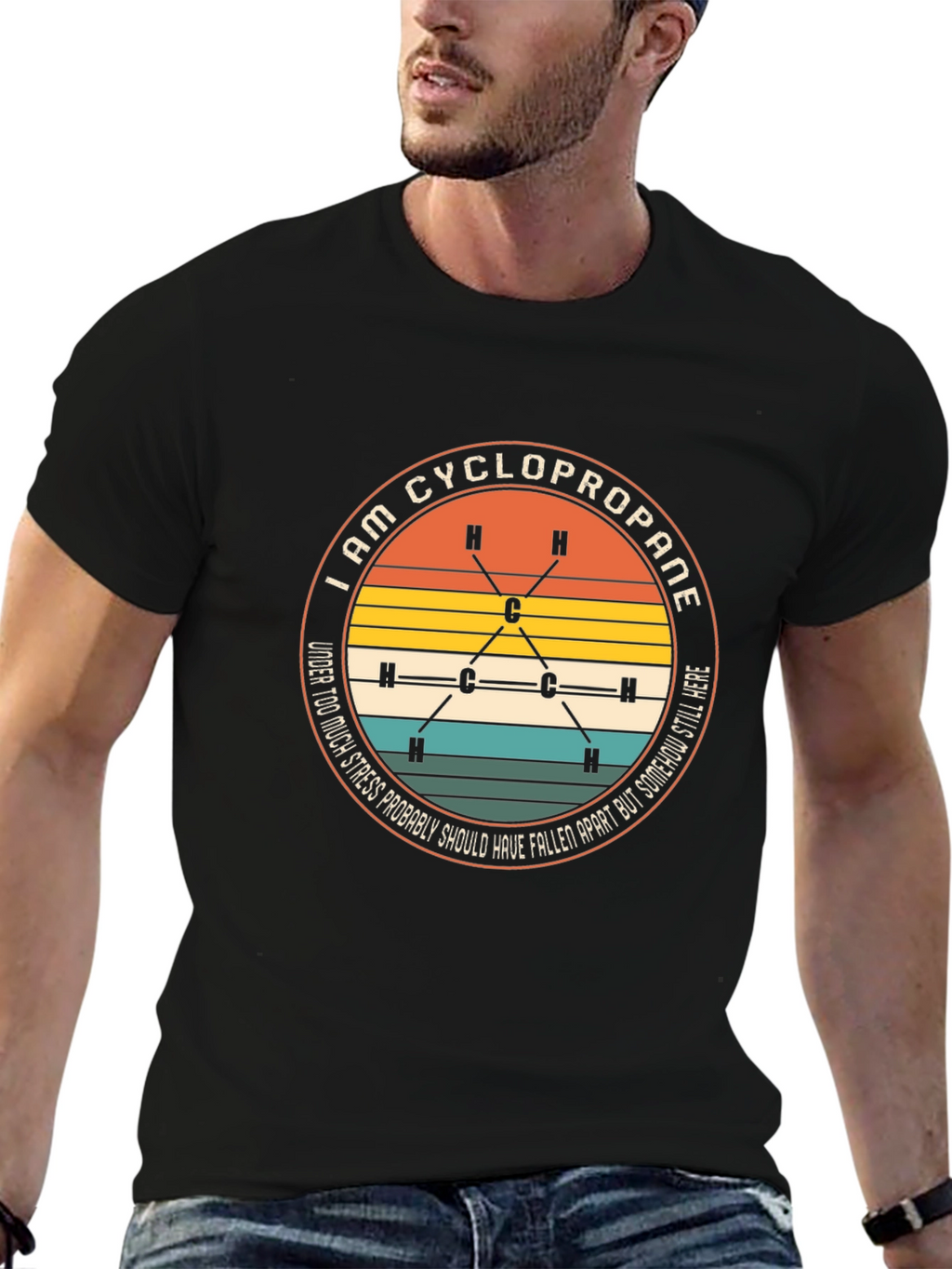 Cyclopropane Molecule T-Shirt - Chemistry Humor Shirt