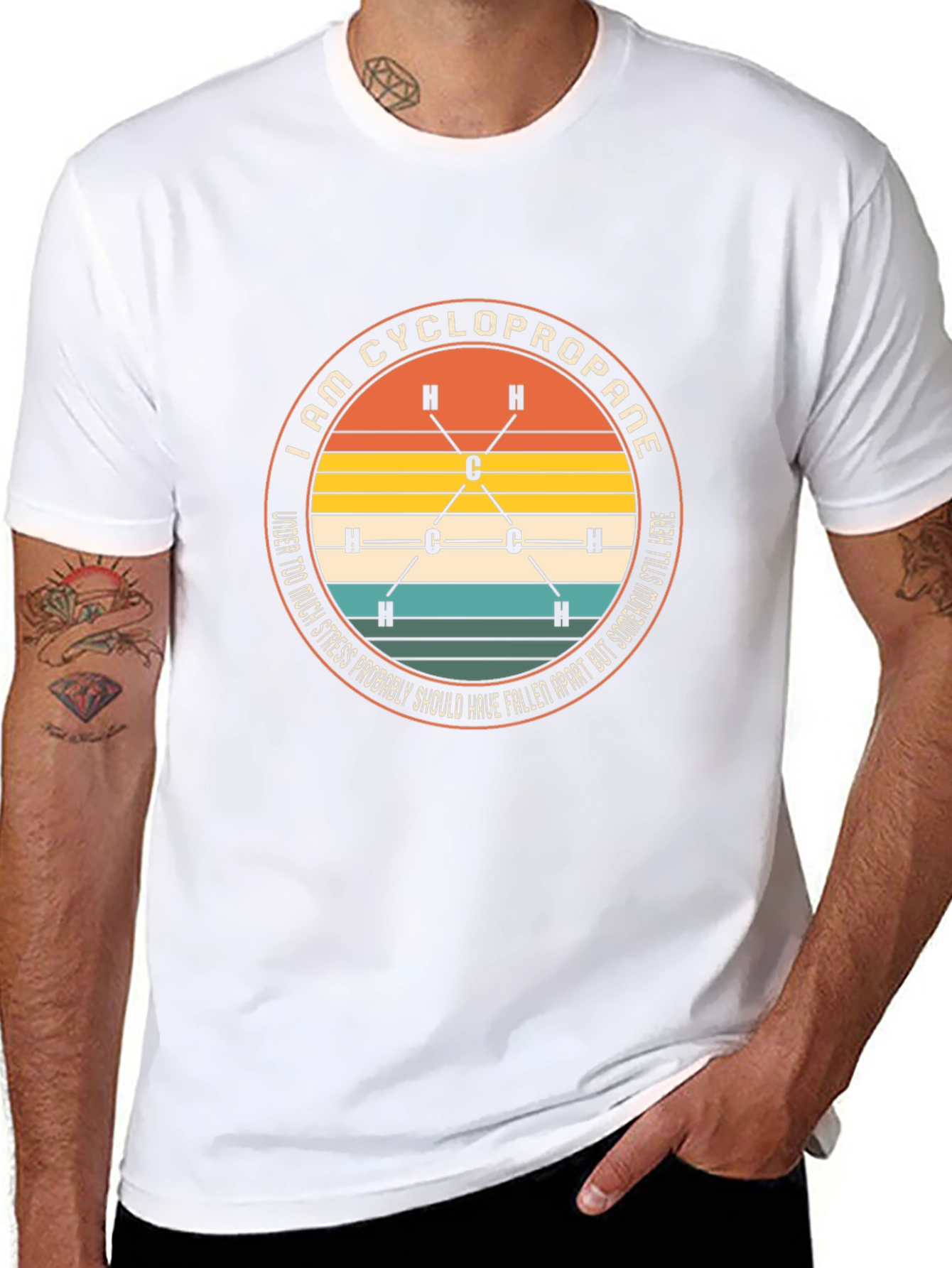 Cyclopropane Molecule T-Shirt - Chemistry Humor Shirt