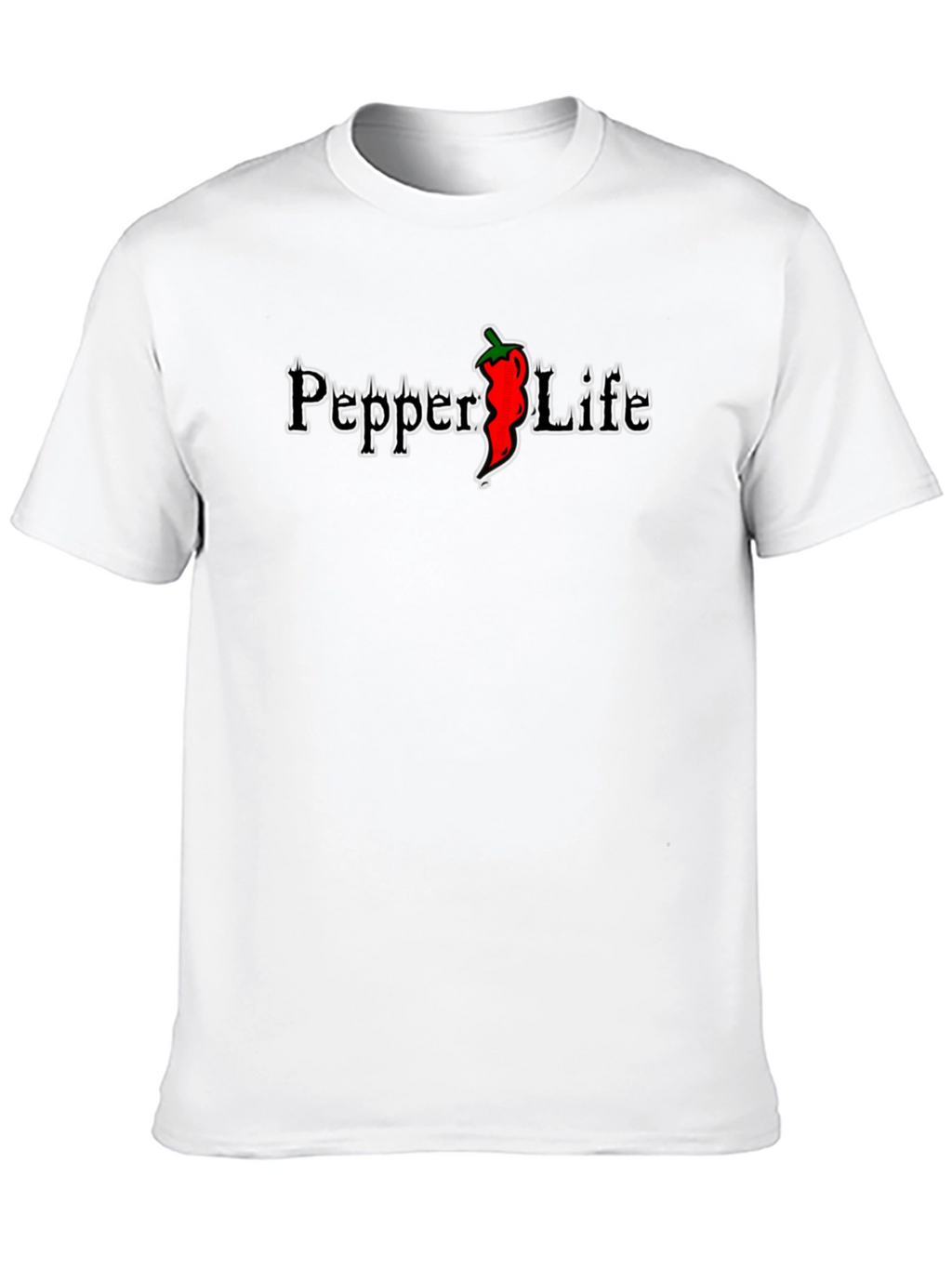 Pepper Life Black Graphic T-Shirt
