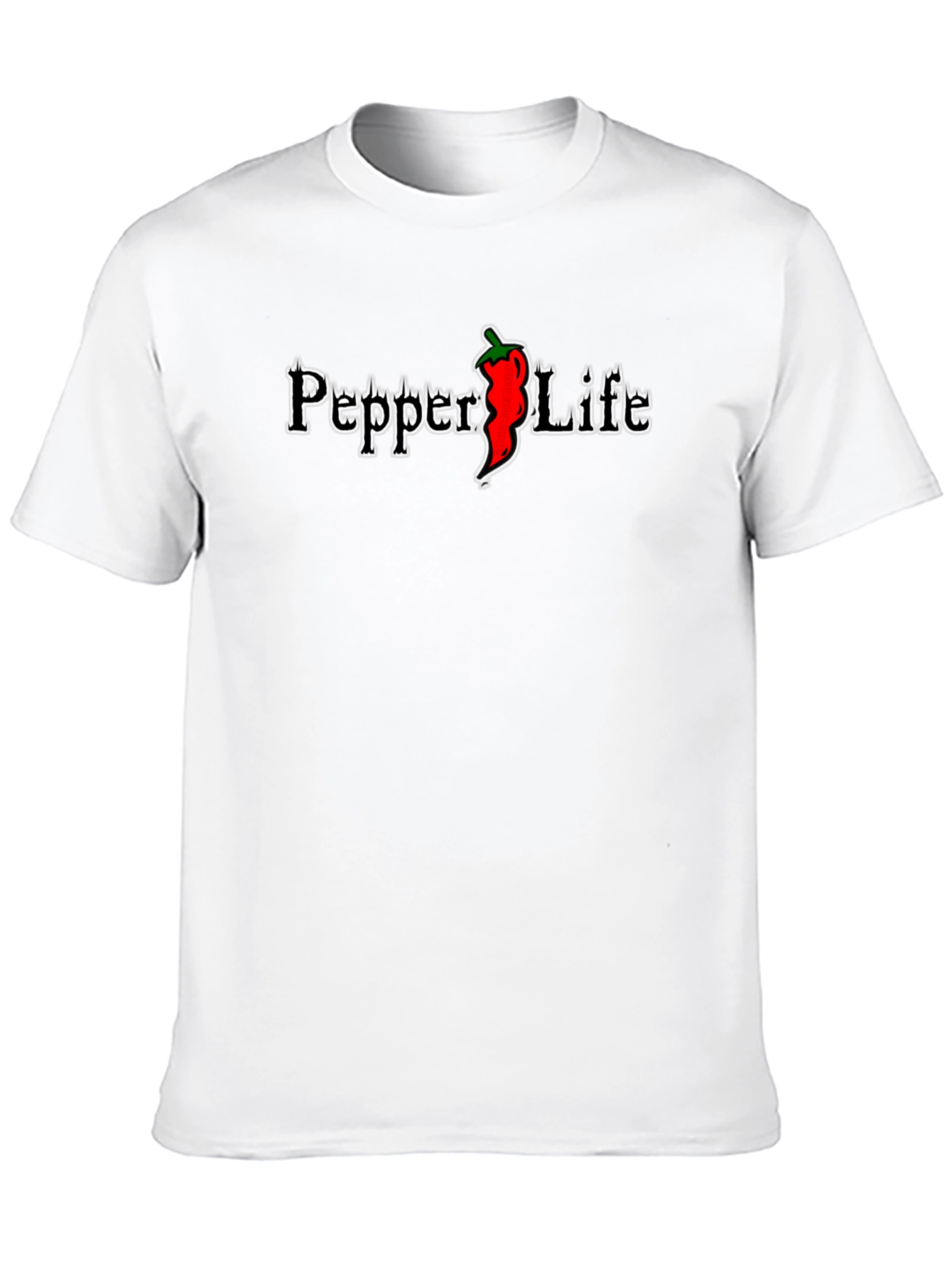 Pepper Life Black Graphic T-Shirt