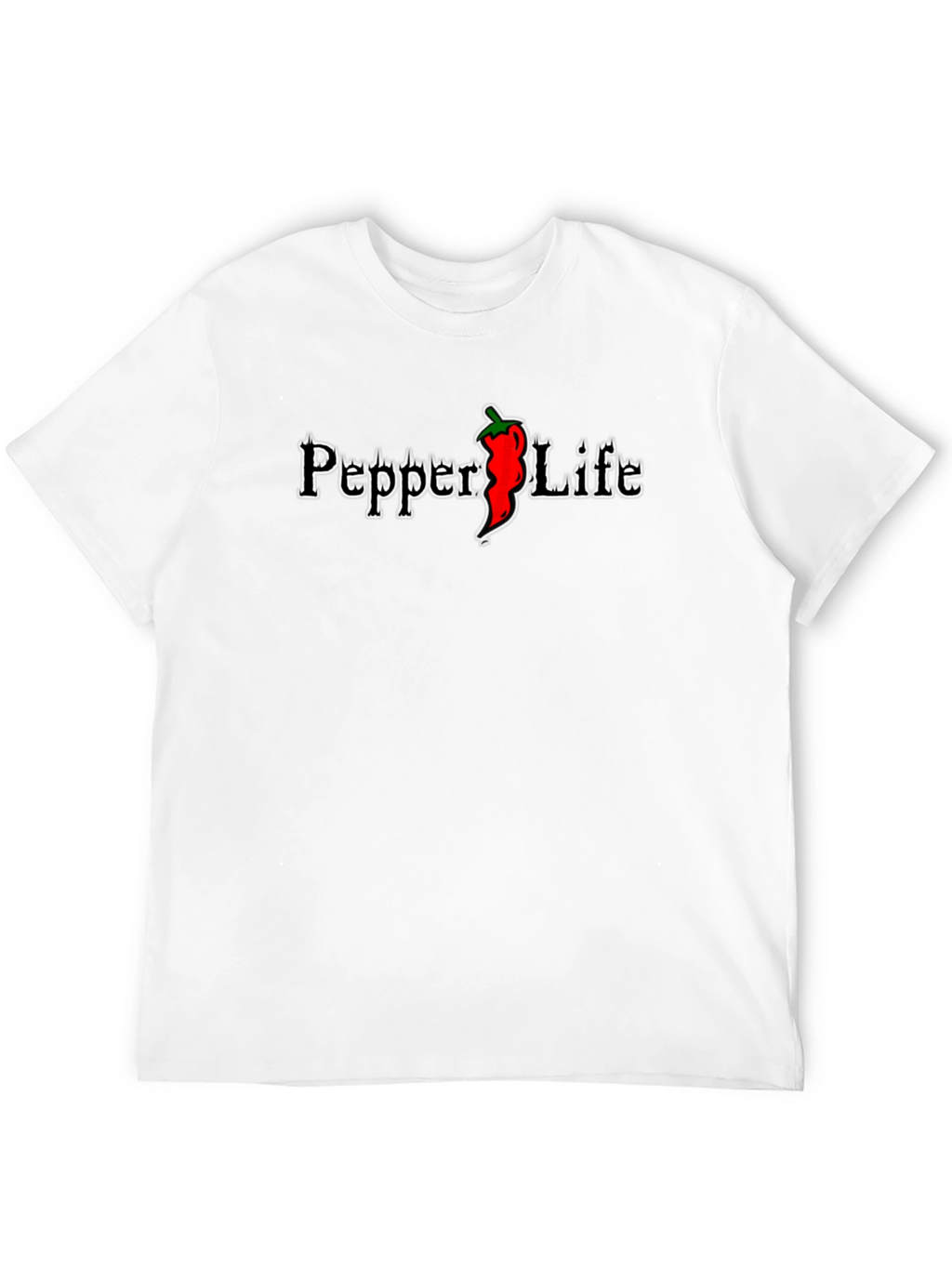 Pepper Life Black Graphic T-Shirt