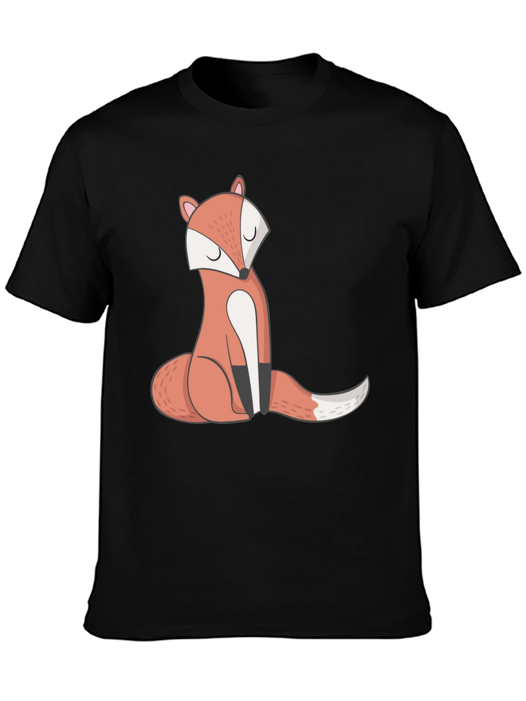 Cool Fox Graphic Tee - Unisex Black T-Shirt