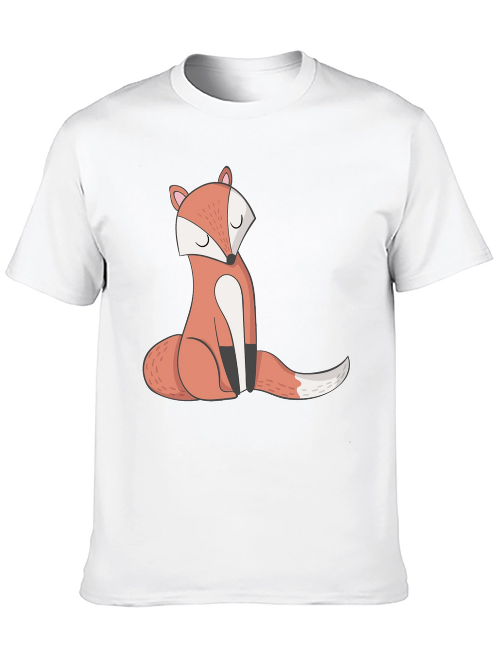 Cool Fox Graphic Tee - Unisex Black T-Shirt