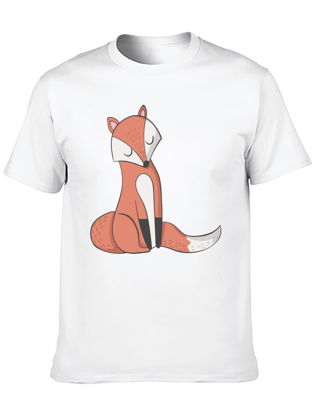 Cool Fox Graphic Tee - Unisex Black T-Shirt