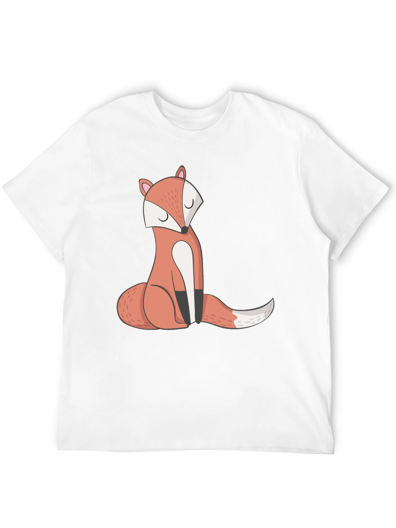 Cool Fox Graphic Tee - Unisex Black T-Shirt