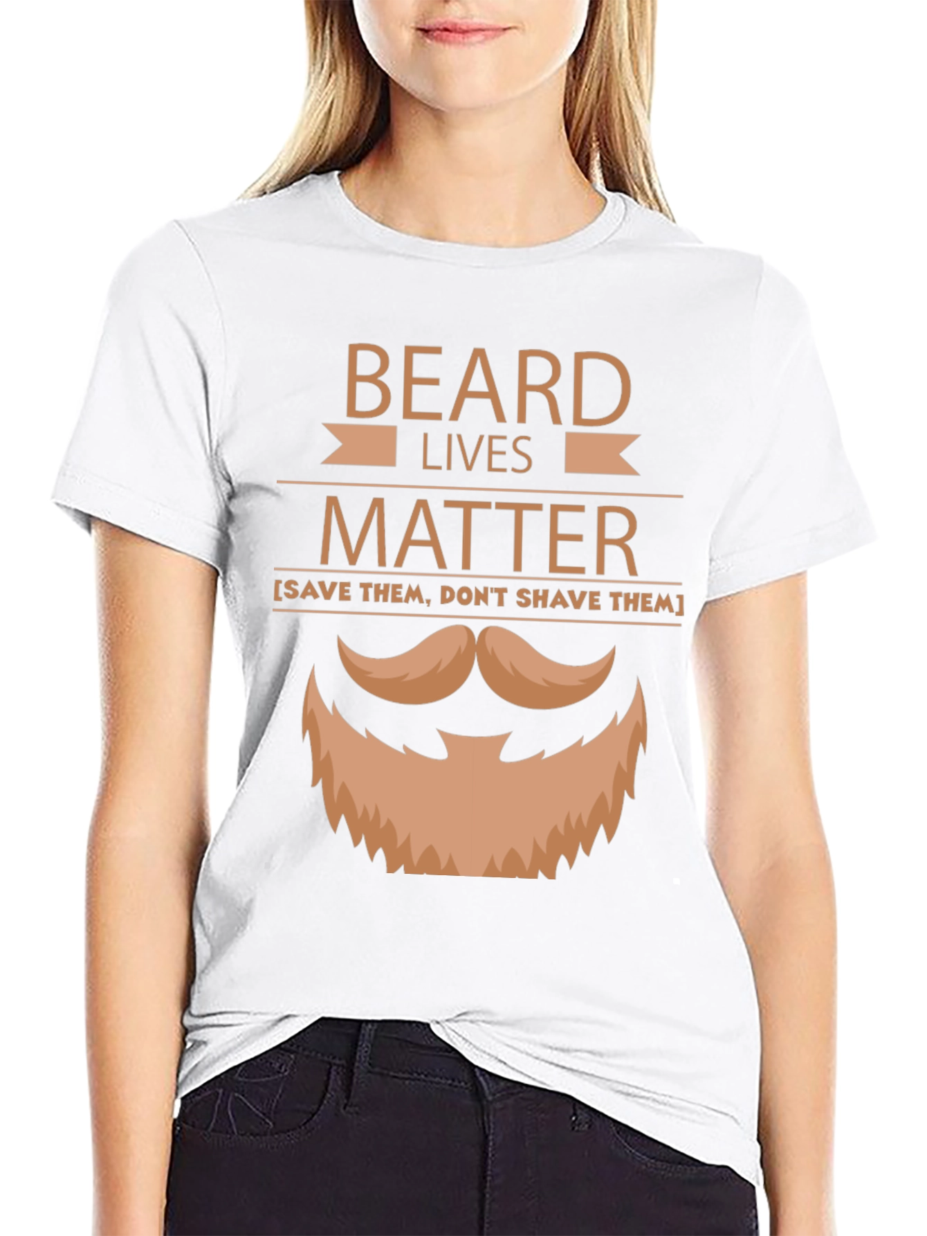 Beard Lives Matter Graphic T-Shirt - Save Them Dont Shave!