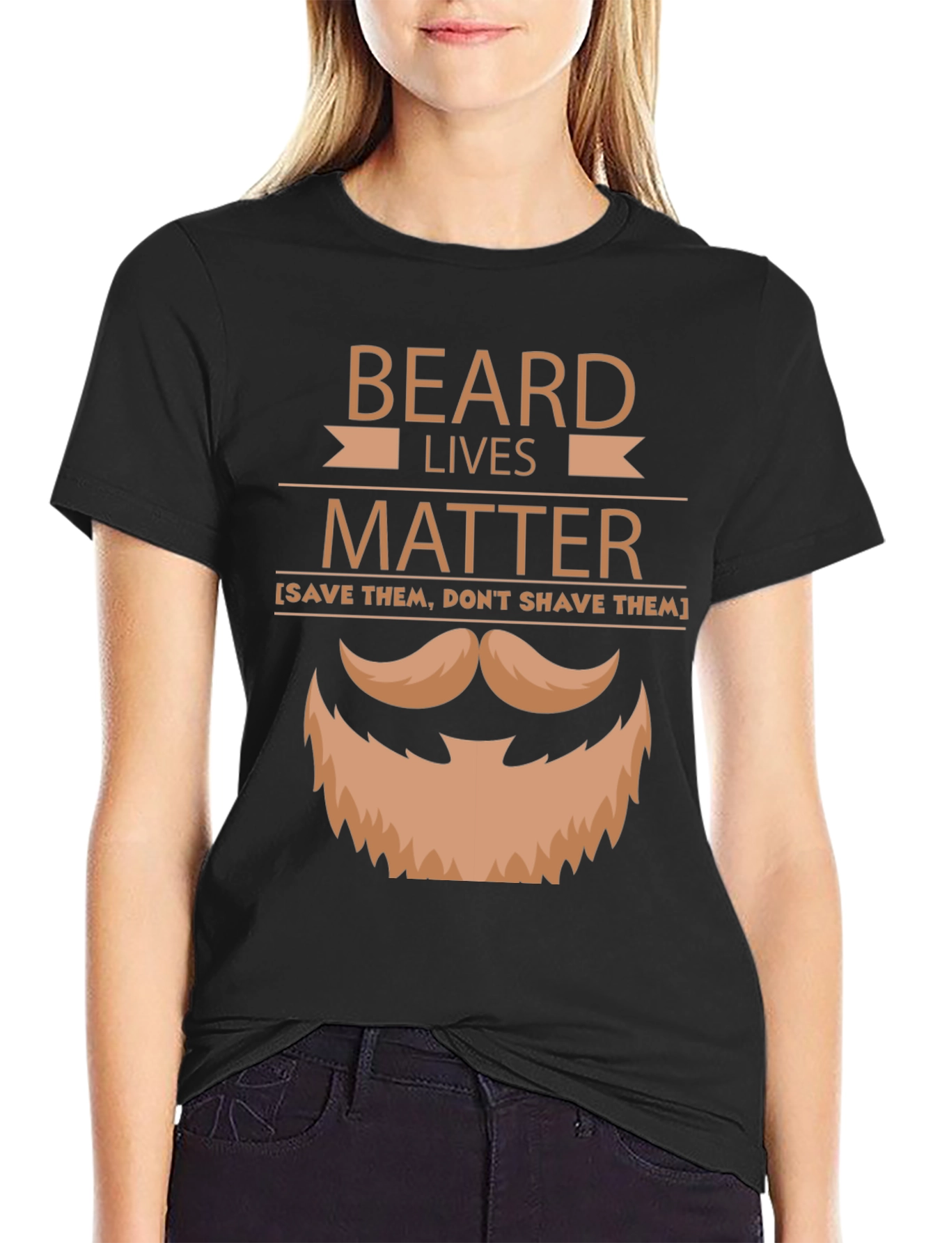 Beard Lives Matter Graphic T-Shirt - Save Them Dont Shave!