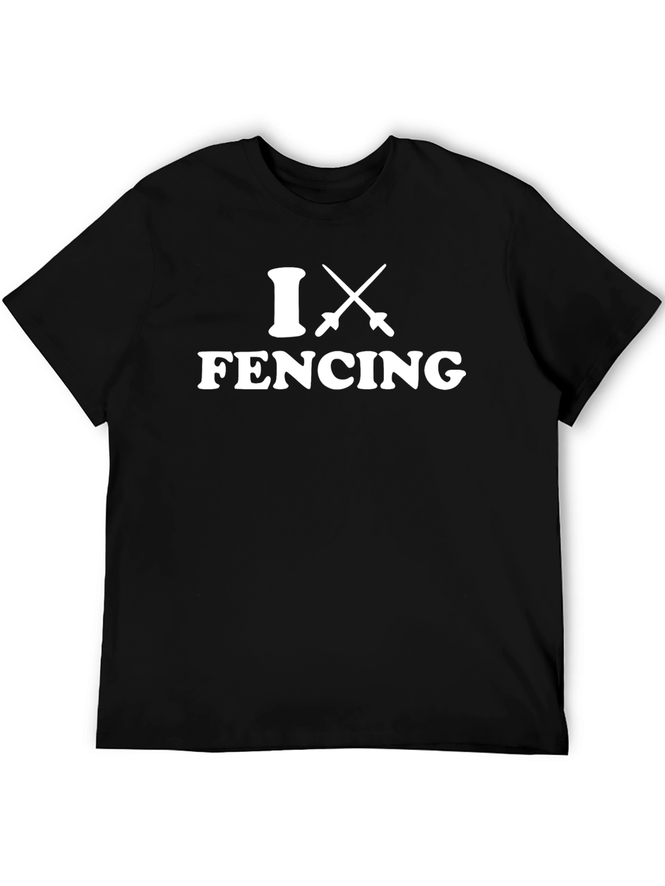 I X Fencing Black T-Shirt