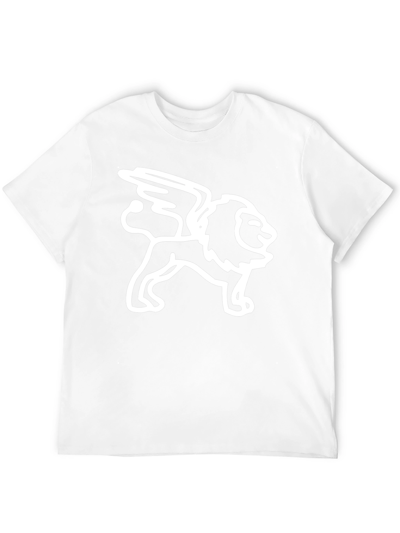 Lion with Wings Black Graphic Tee