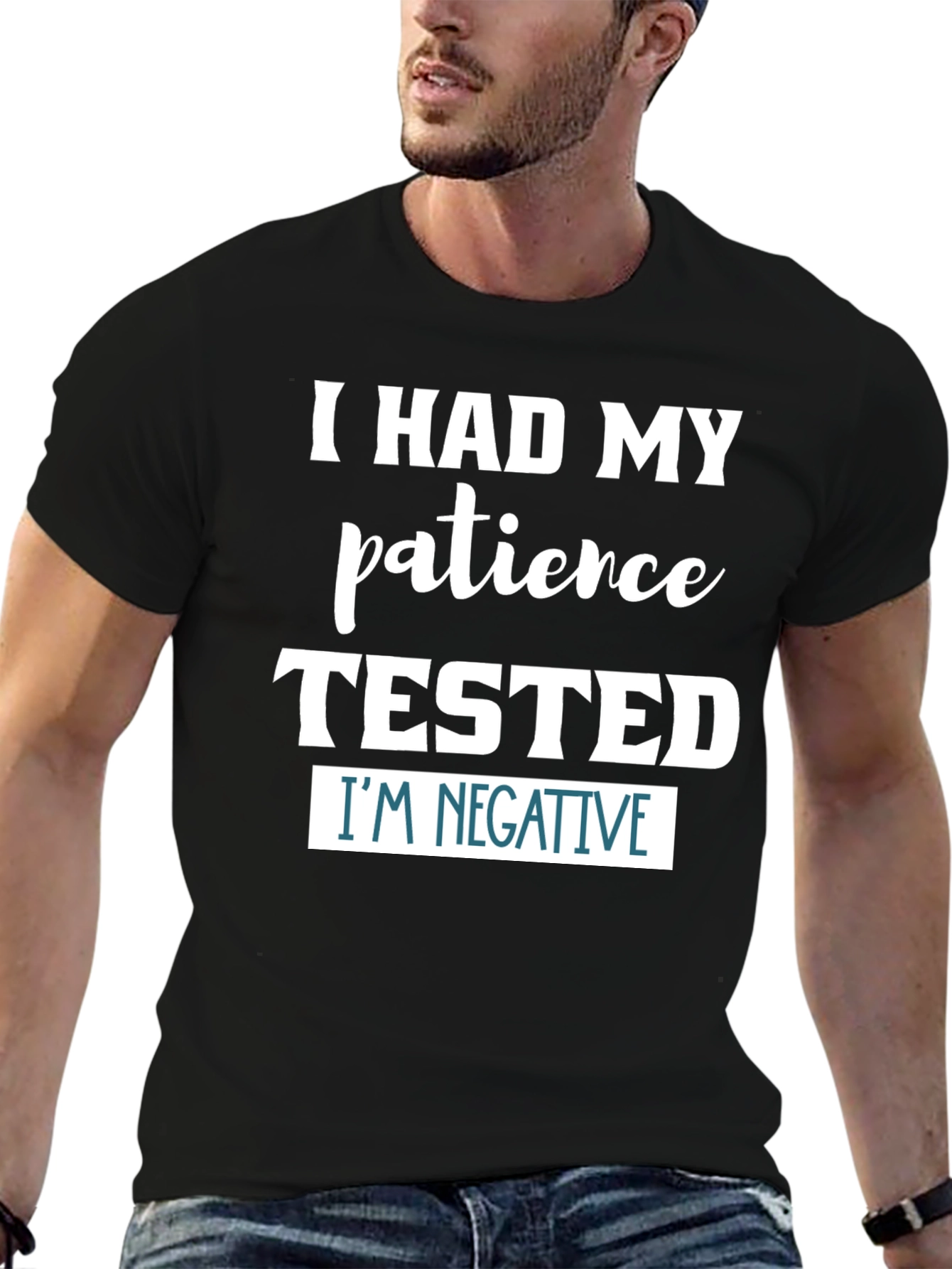 Patience Tested T-Shirt Funny Novelty Graphic Tee
