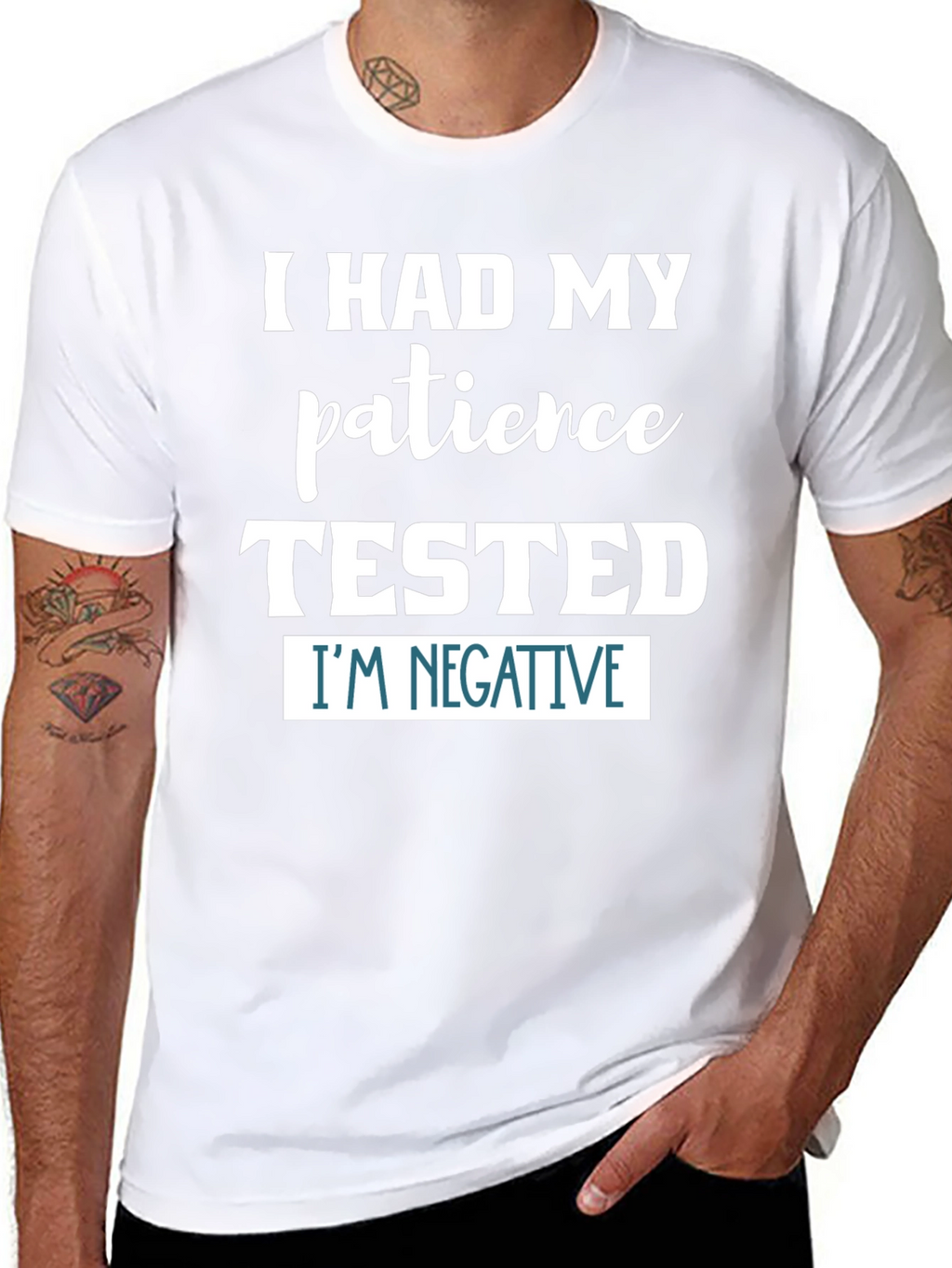 Patience Tested T-Shirt Funny Novelty Graphic Tee