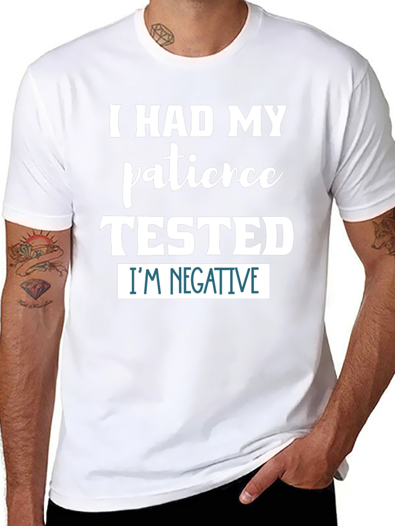 Patience Tested T-Shirt Funny Novelty Graphic Tee