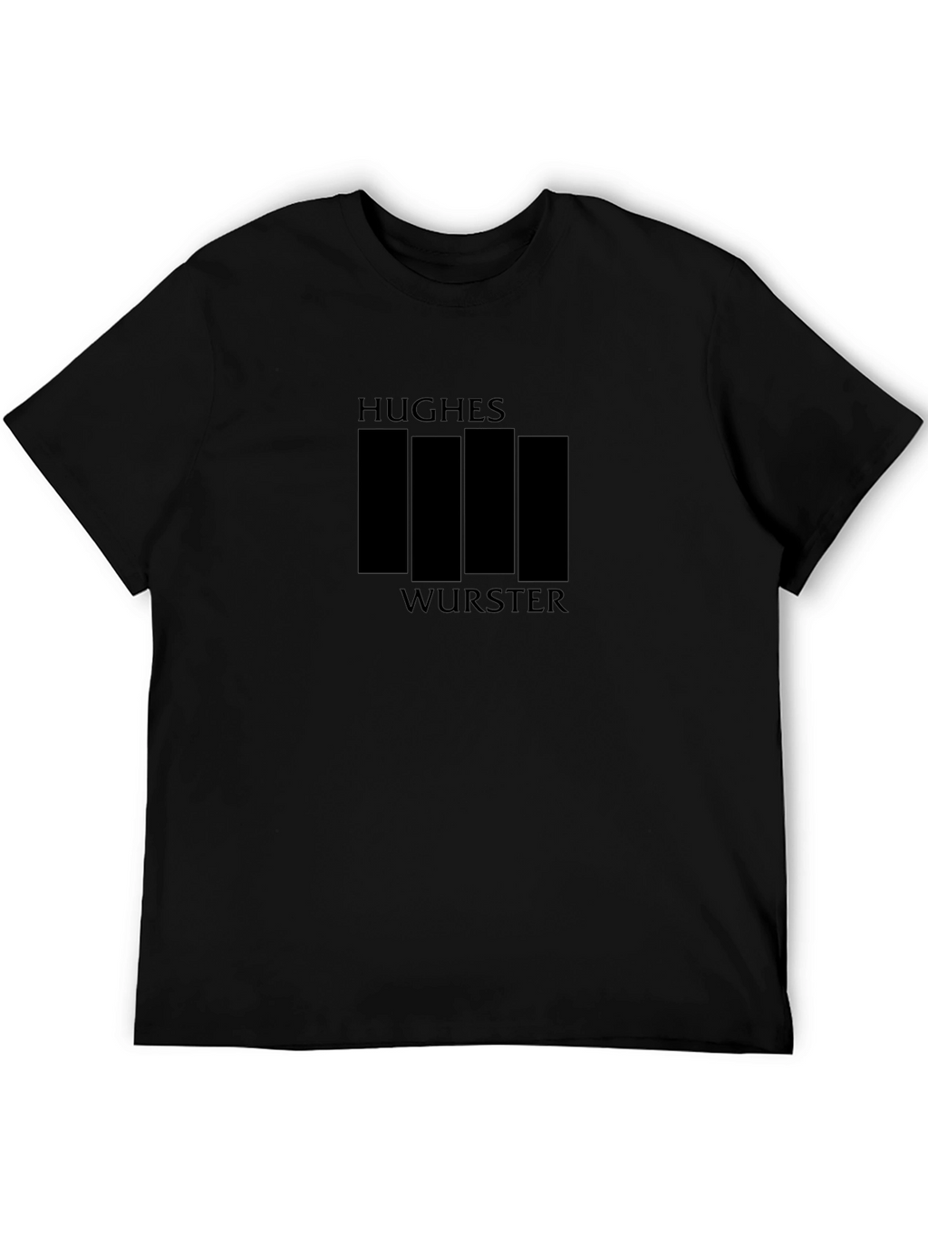 Hughes Wurster Black Bar Graphic T-Shirt