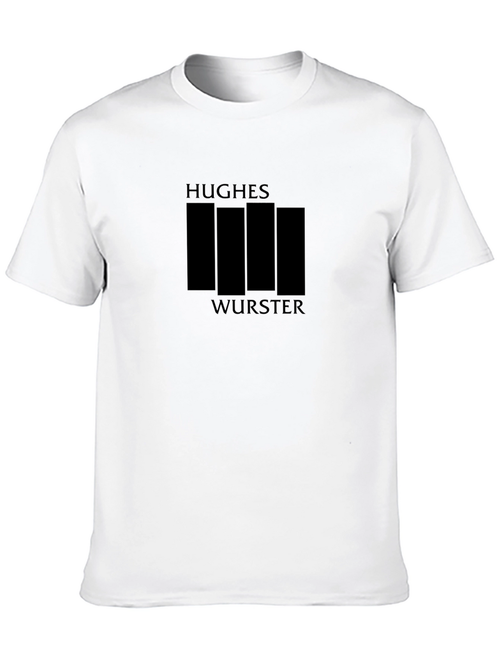 Hughes Wurster Black Bar Graphic T-Shirt