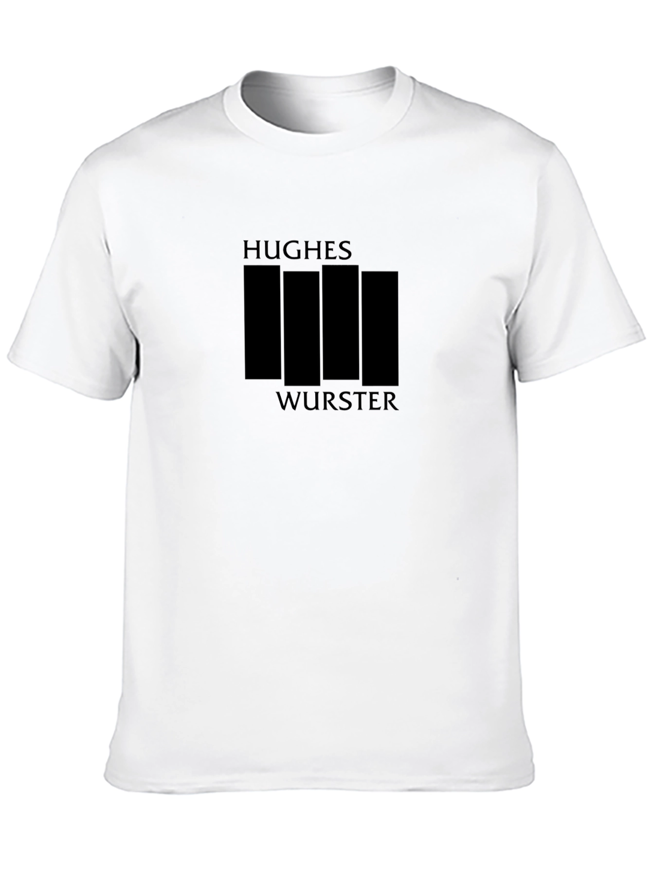 Hughes Wurster Black Bar Graphic T-Shirt
