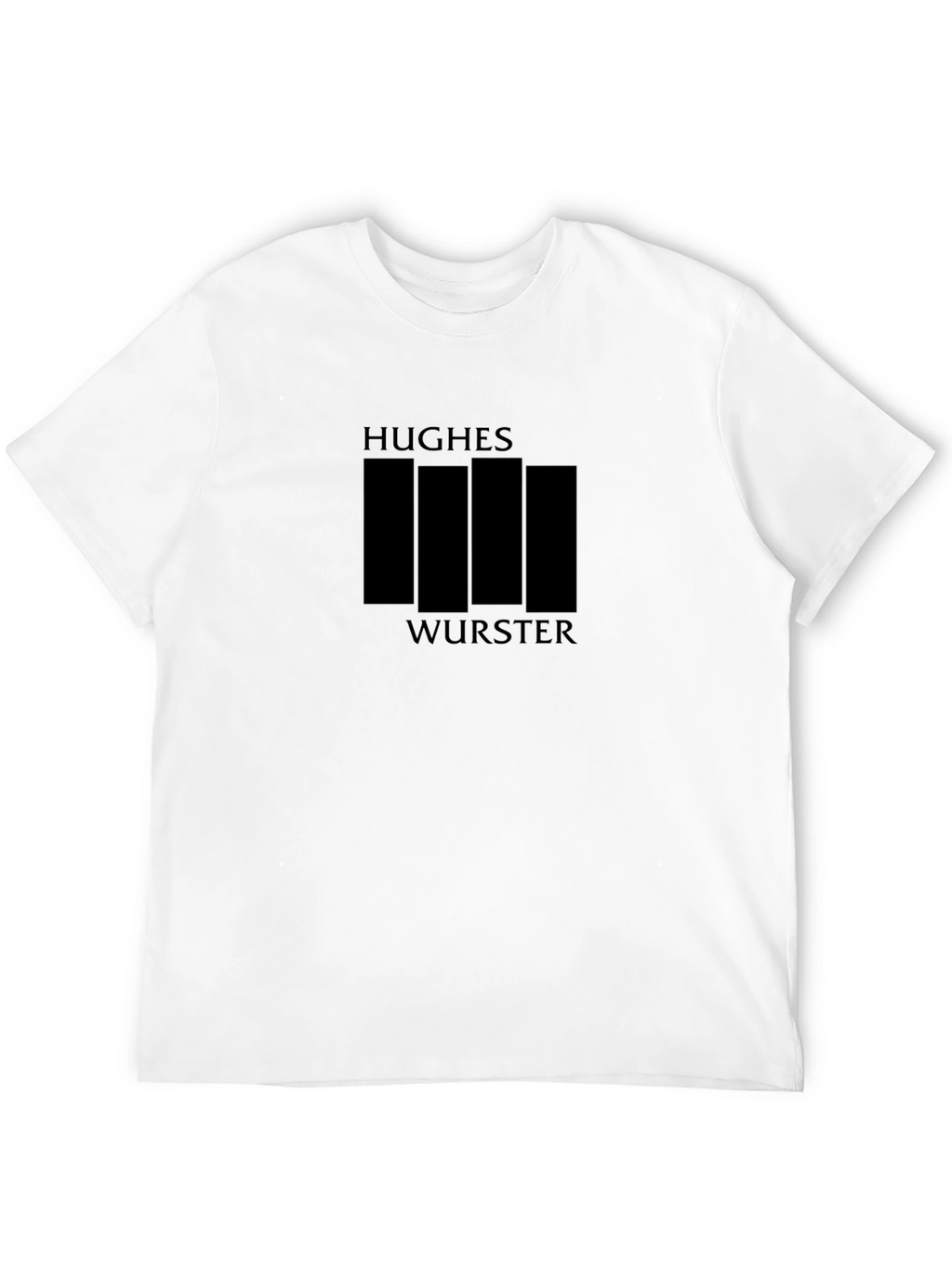 Hughes Wurster Black Bar Graphic T-Shirt