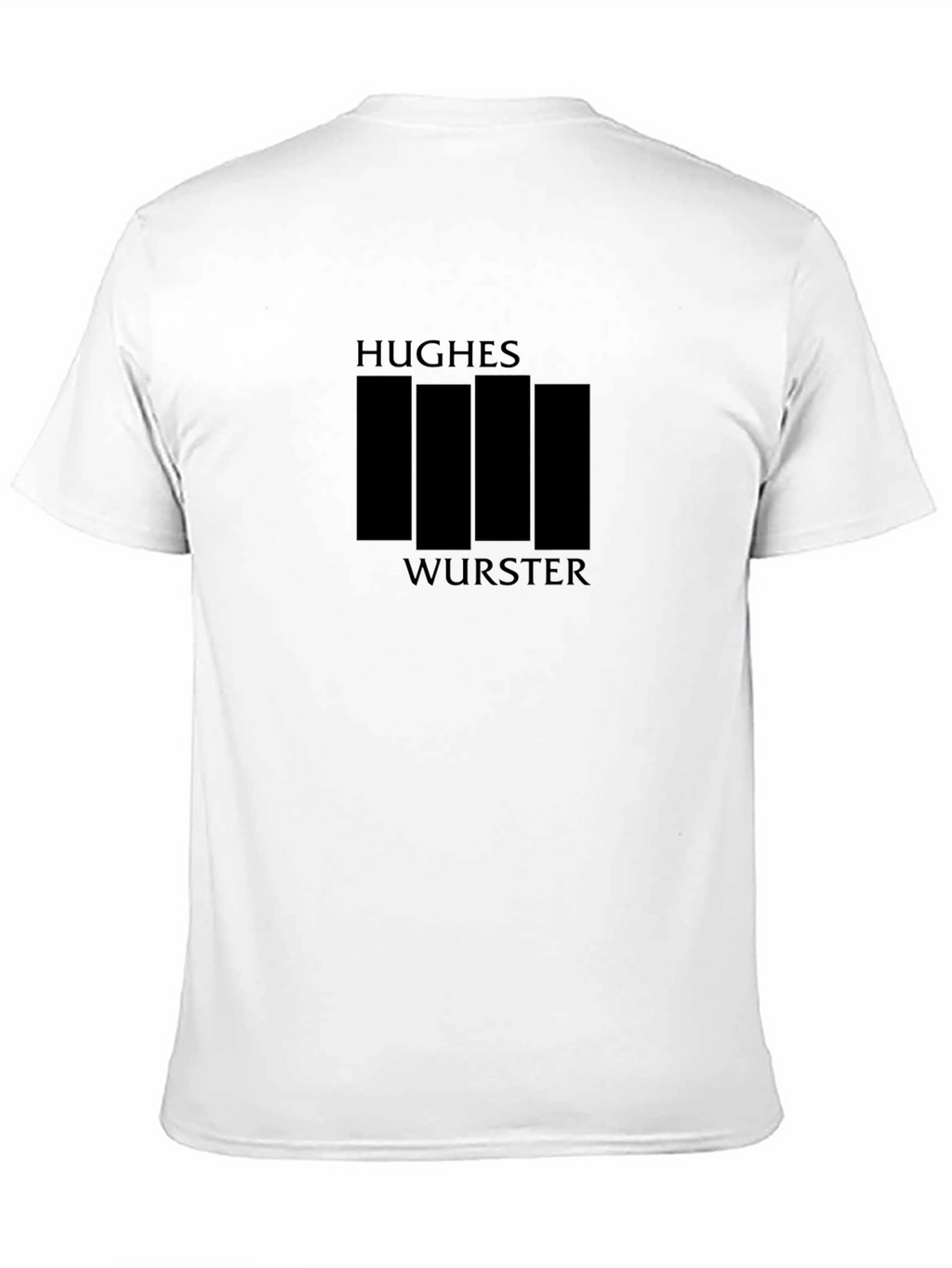 Hughes Wurster Black Bar Graphic T-Shirt