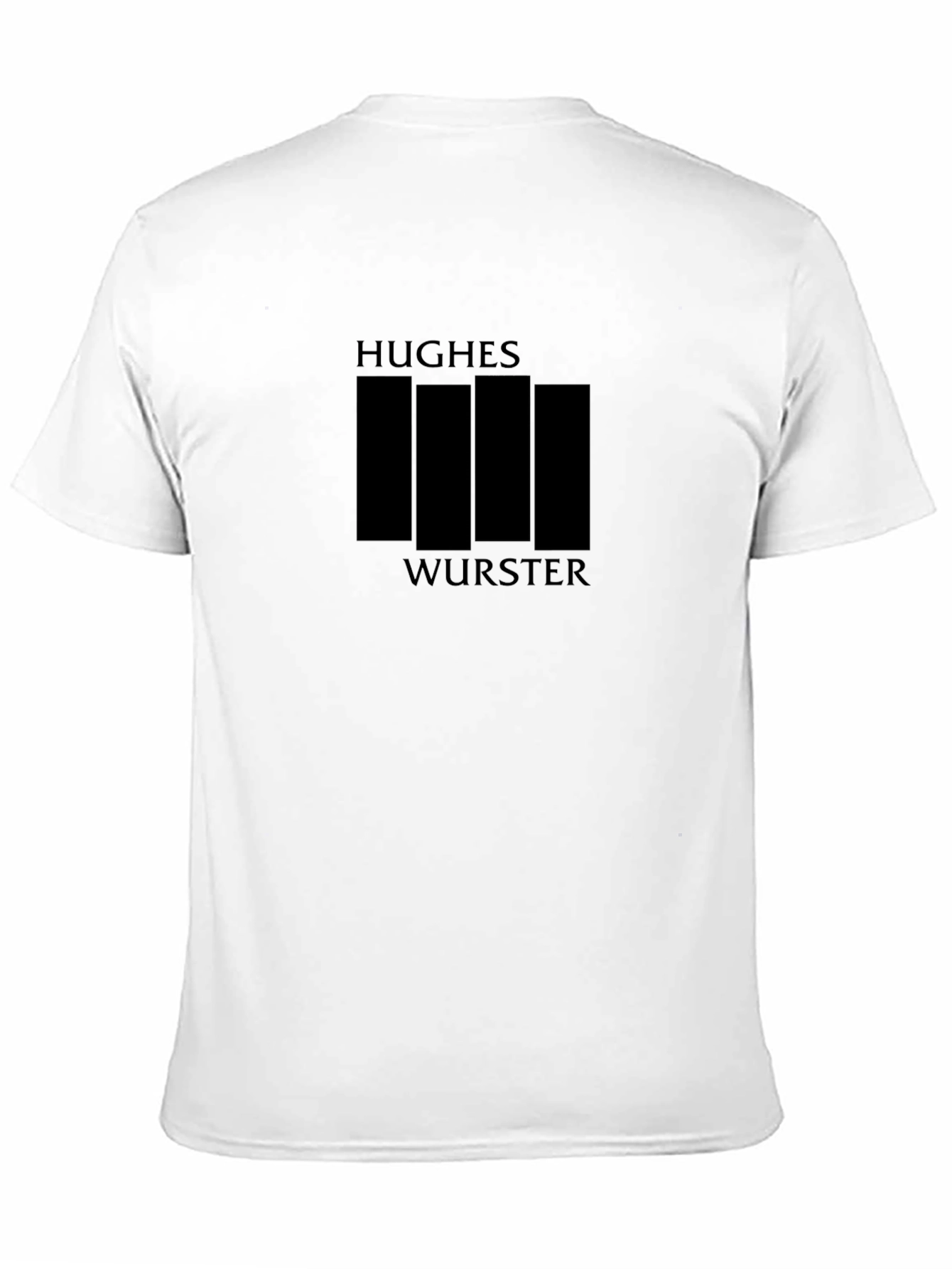 Hughes Wurster Black Bar Graphic T-Shirt