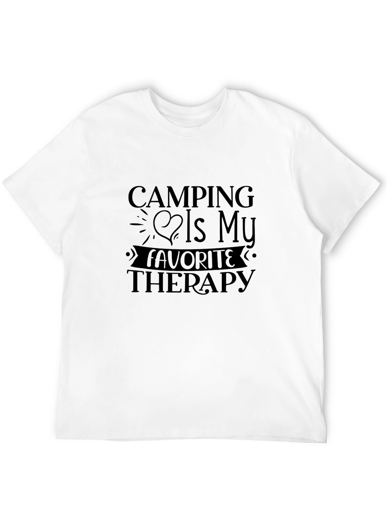 Camping is My Favorite Therapy T-Shirt
