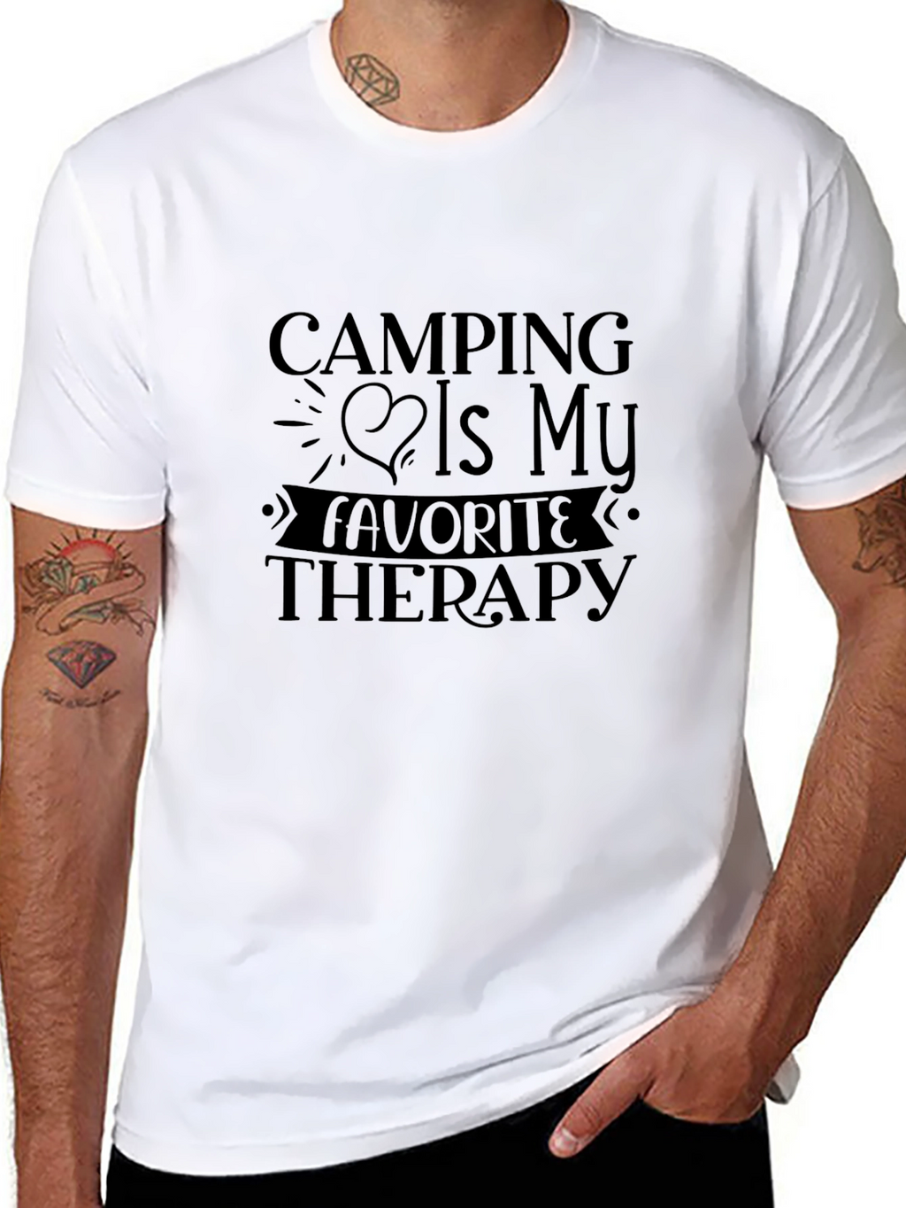 Camping is My Favorite Therapy T-Shirt