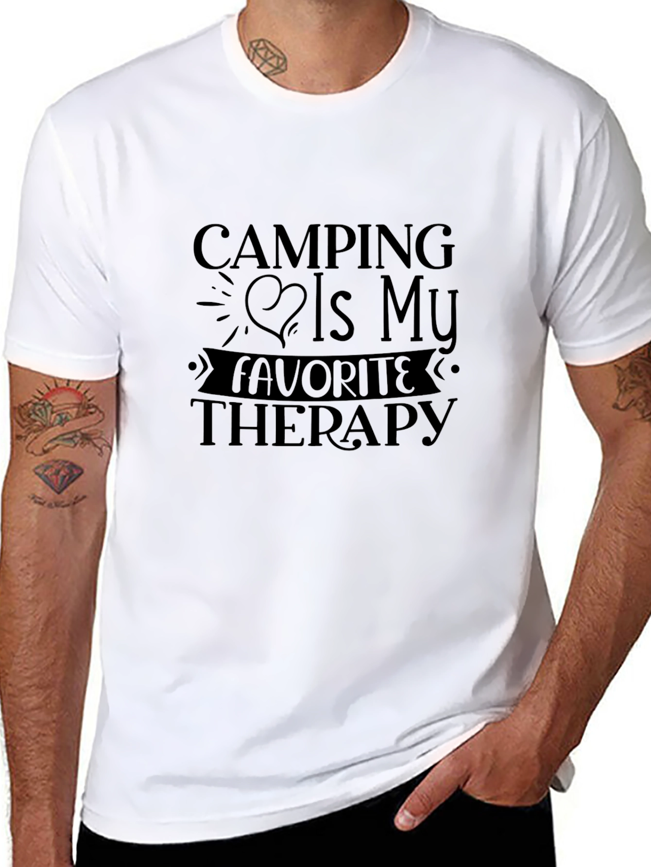 Camping is My Favorite Therapy T-Shirt