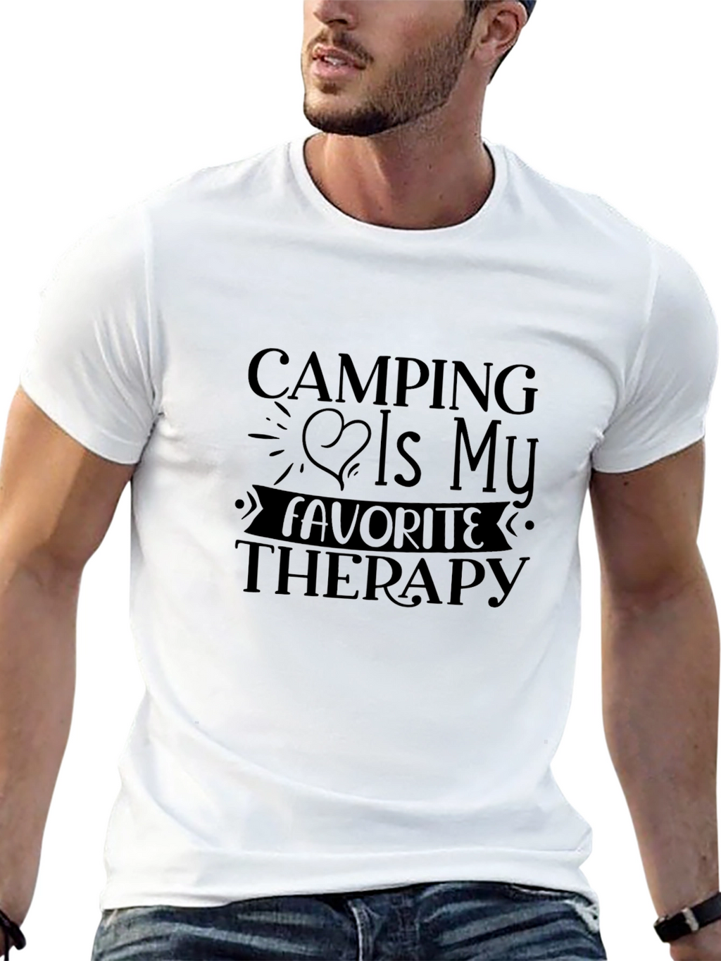 Camping is My Favorite Therapy T-Shirt