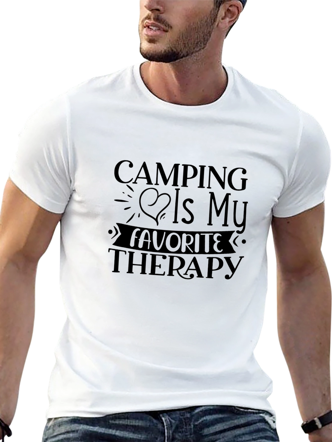 Camping is My Favorite Therapy T-Shirt
