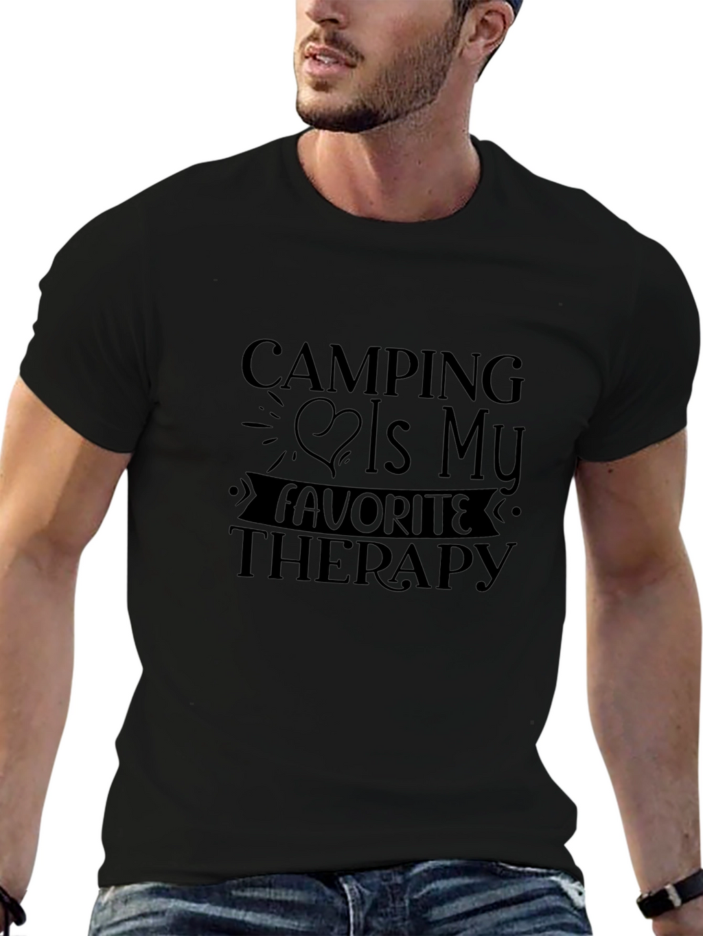Camping is My Favorite Therapy T-Shirt
