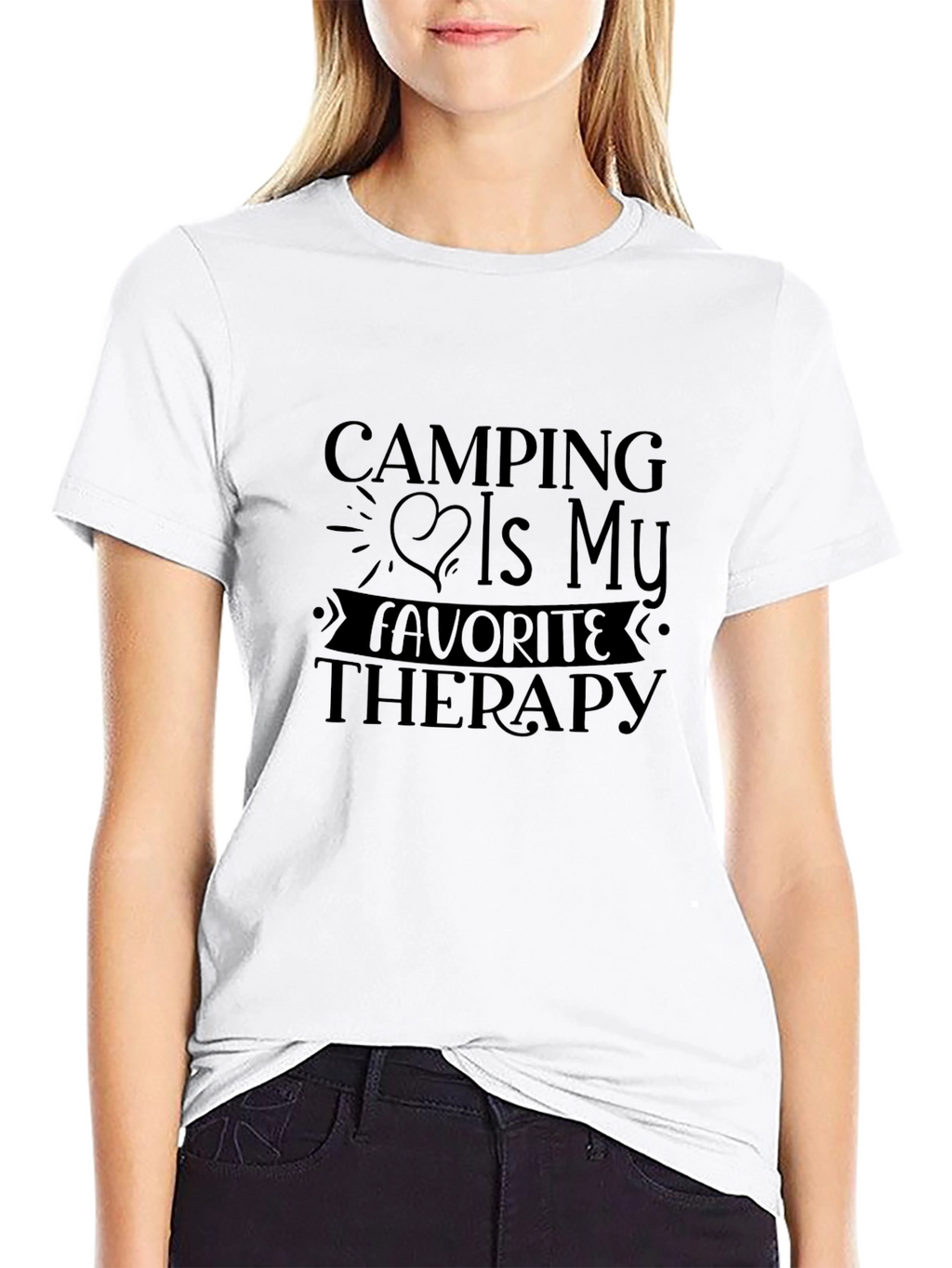 Camping is My Favorite Therapy T-Shirt