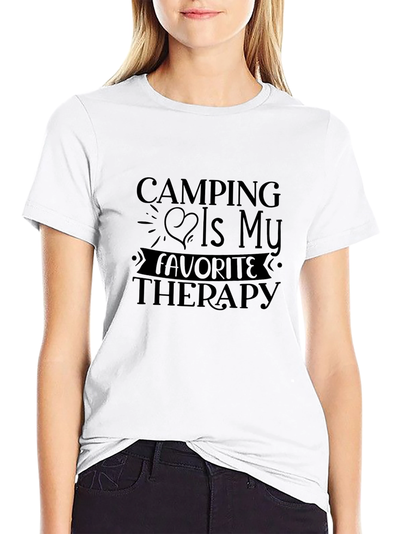 Camping is My Favorite Therapy T-Shirt