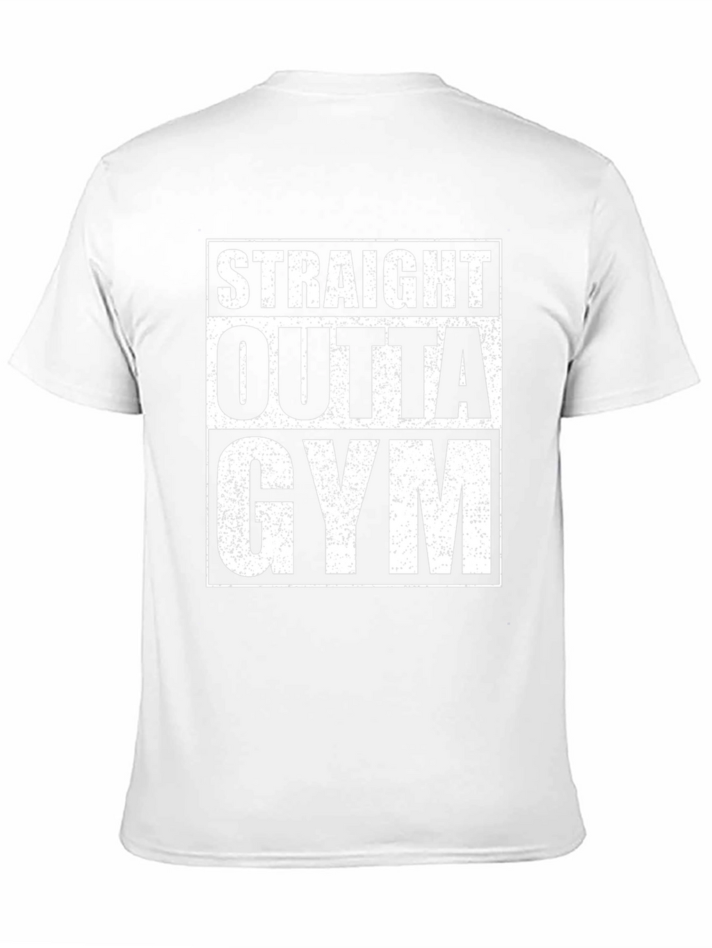 Straight Outta Gym Black T-Shirt Workout Apparel